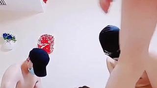苗條身材漂亮校花級被男友各種無套爆插合集 6